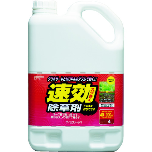 【TRUSCO】ＩＲＩＳ　５１４６４７　速効除草剤　４Ｌ